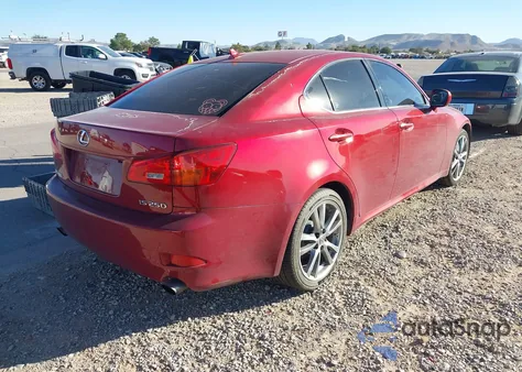 2008 Lexus Is 250 from USA, damaged, VIN JTHBK262X85065068